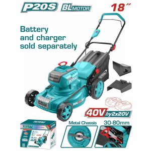 Máy cắt cỏ đẩy tay dùng pin 40V Total TLMLI20185 (Chưa Pin & Sạc)