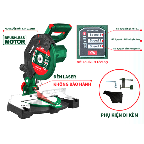 Máy cắt đa năng dùng pinn 21V Dekton M21-CN210Plus (Chưa Kèm Pin & Sạc)