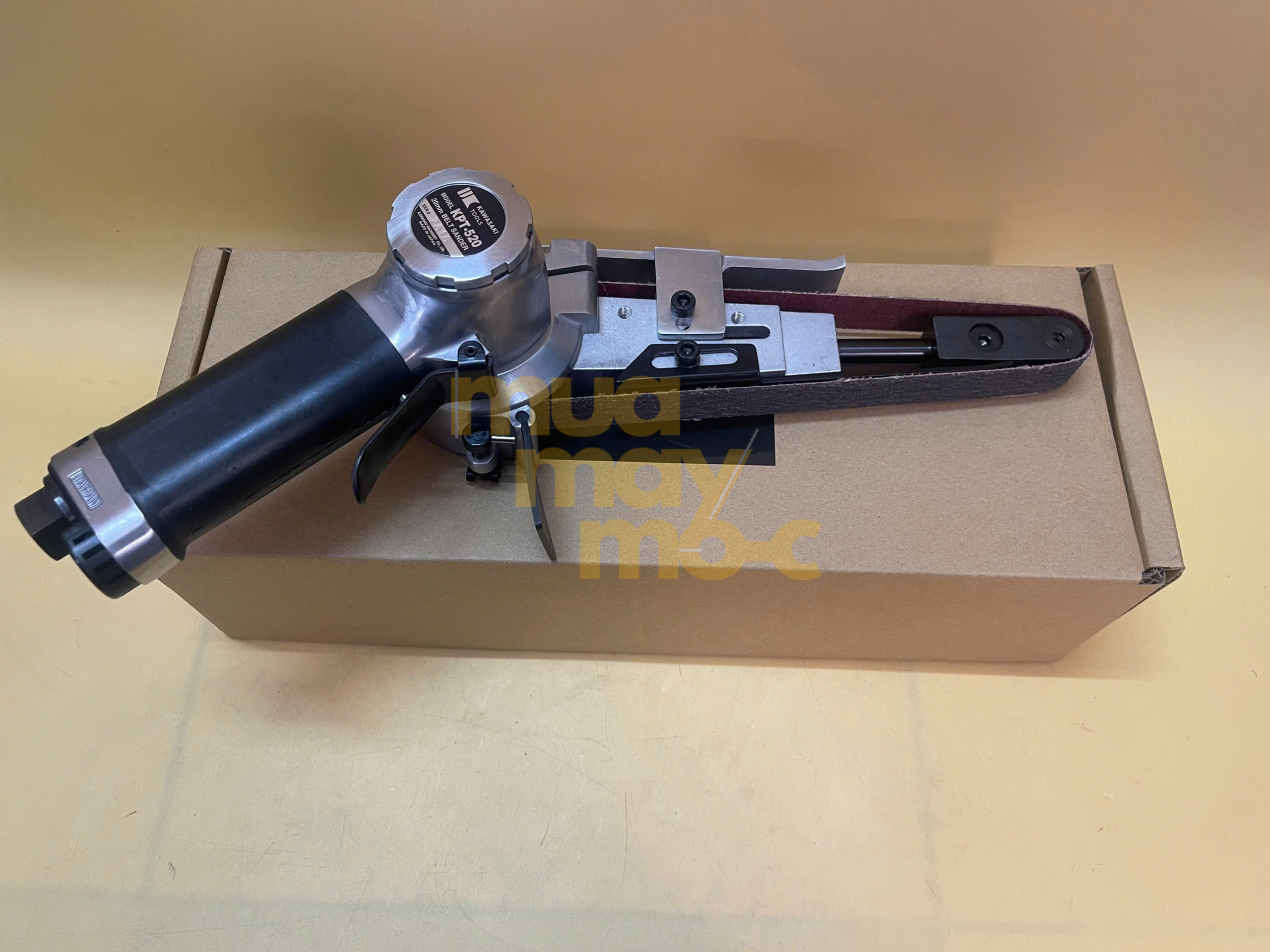 Máy chà nhám băng 20mm Kawasaki KPT-520 máy chà nhám khí nén băng hẹp