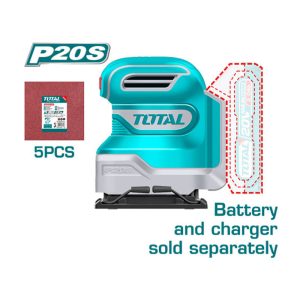 Máy chà nhám vuông dùng pin 20V Total TSHSLI2014 (Chưa Pin & Sạc)