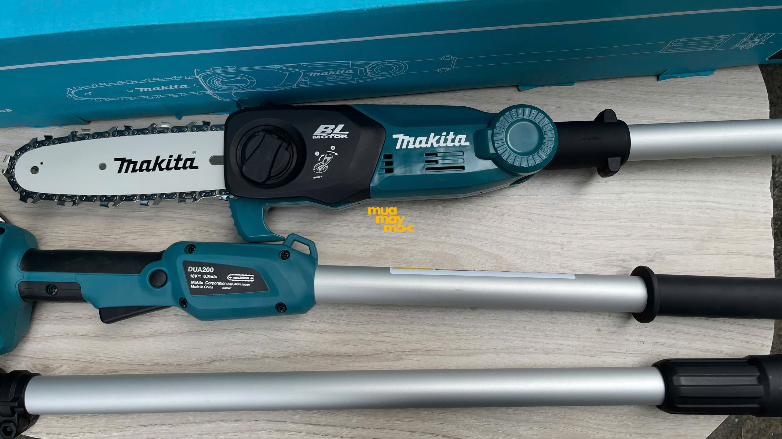 Máy cưa cành trên cao dùng pin Makita DUA200Z01 chính hãng tại An Khang