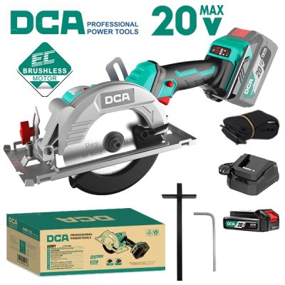 Máy cưa đĩa dùng pin 20V DCA ADMY140SDM (1 Pin 2.0Ah & sạc)
