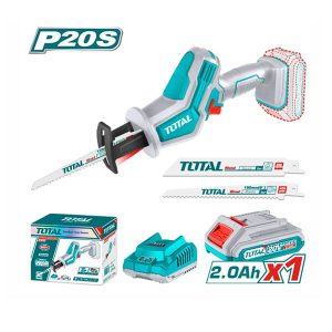 Máy cưa kiếm dùng pin 20V Total TRSLI65061 (1 Pin 2.0Ah & Sạc)