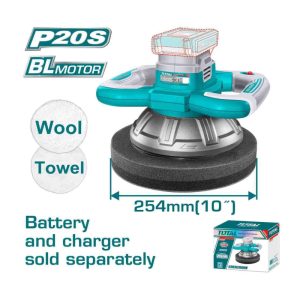 Máy đánh bóng dùng pin 20V TOPLI202548 (Chưa Pin & Sạc)