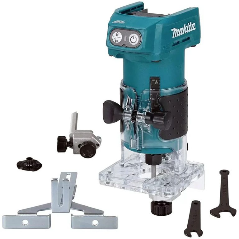 Máy đánh cạnh dùng pin 18V Makita DRT52Z 1/4″ 6.35mm (Chưa Pin & Sạc)