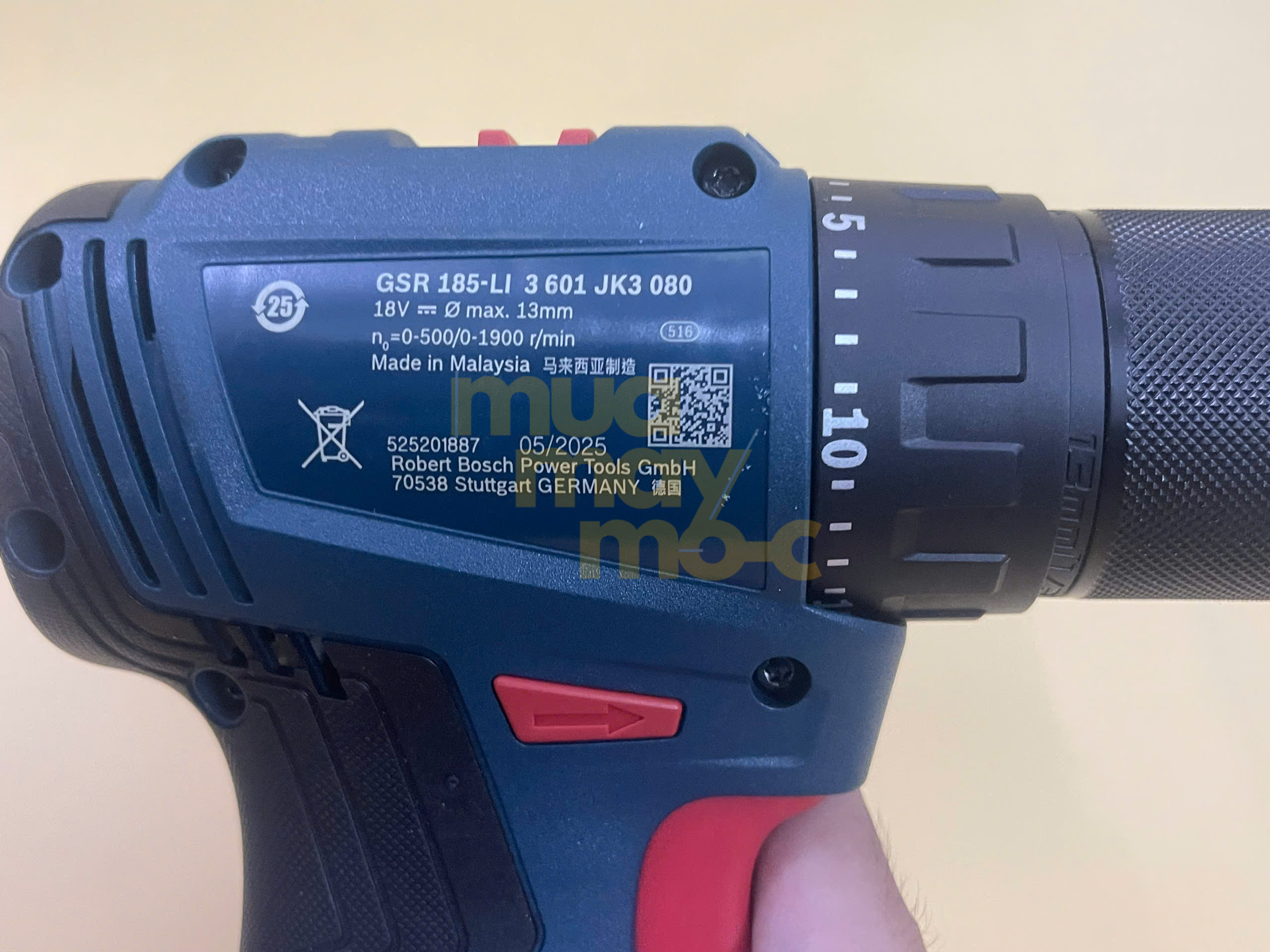 Máy khoan pin 18V Bosch GSR 185-LI