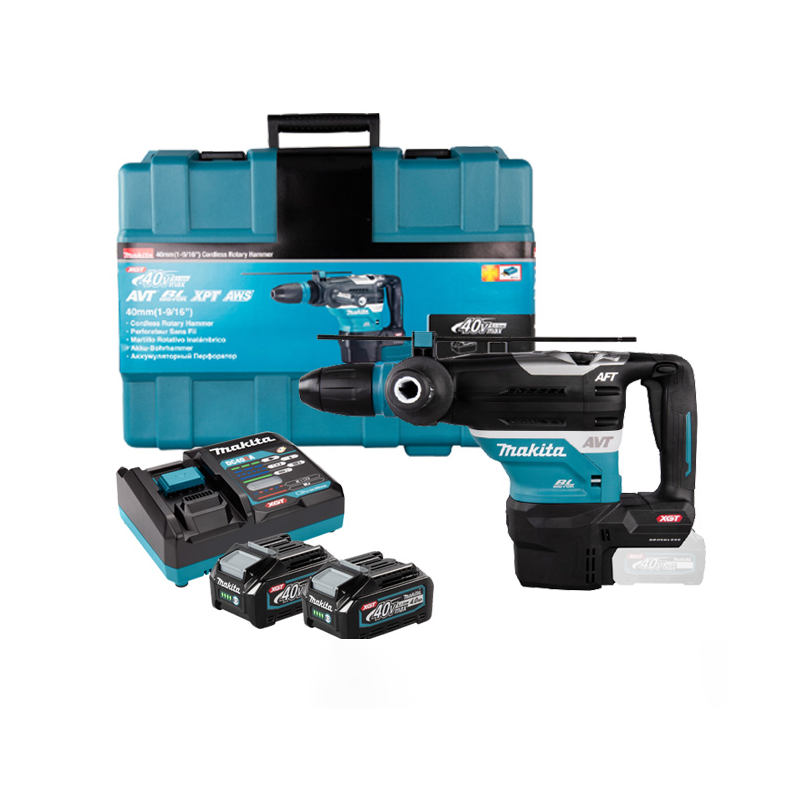 Máy khoan búa dùng Pin 40V MAX Makita HR005GM201