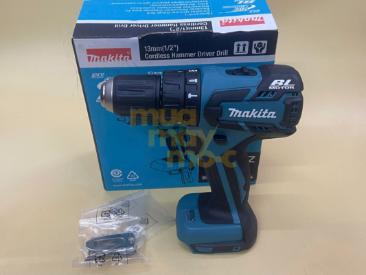 Máy khoan búa pin Makita DHP459Z gọn nhẹ, linh hoạt khi làm việc