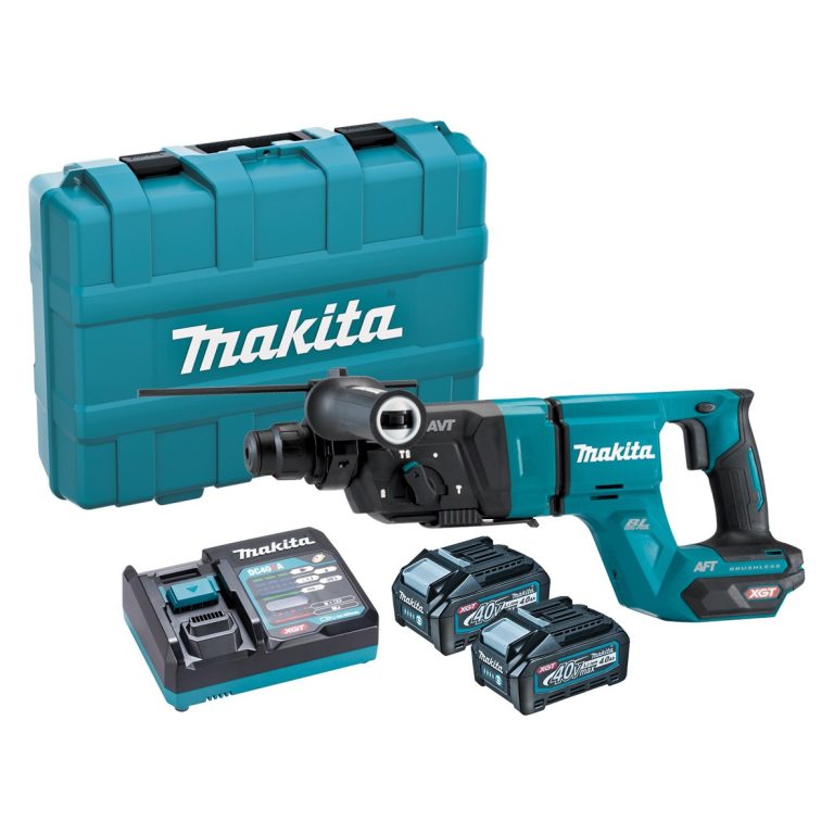 Máy khoan đa năng dùng pin 40V max Makita HR007GM201 (CHUÔI GÀI SDS-PLUS/28MM/BL)