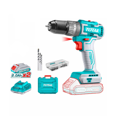 Máy khoan động lực dùng pin 20V Total TIDLI20508 (2 Pin 2.0Ah & Sạc)