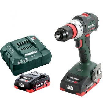 Máy khoan vặn vít dùng pin 18V Metabo BS 18 LT BL Q (Set 2 pin 4Ah; Sạc ASC 55)