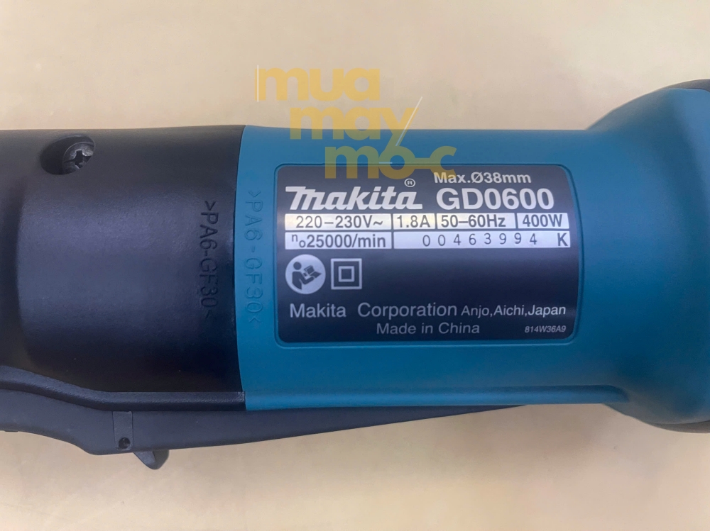 Máy mài thẳng Makita GD0600 collet 3-6mm