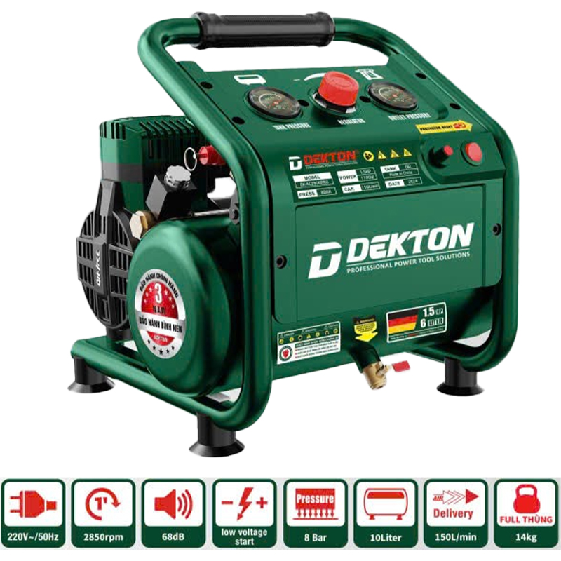 Máy nén khí không dầu 6L Dekton DK-AC2906PRO