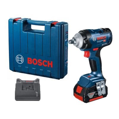 Máy Vặn Bu Lông Dùng Pin 18V Bosch GDS 18V-400 Set ( 1 Pin 4.0Ah, 1 Sạc)