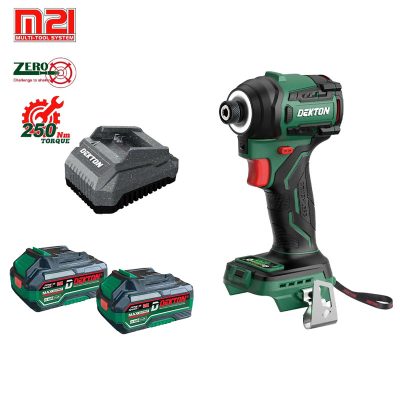 Máy vặn vít dùng pin 21V Dekton M21-CV250PRO (2 Pin 4.0Ah, 1 Sạc)