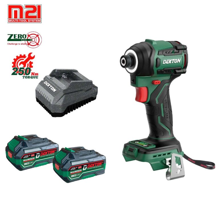 Máy vặn vít dùng pin 21V Dekton M21-CV250PRO (2 Pin 4.0Ah, 1 Sạc)