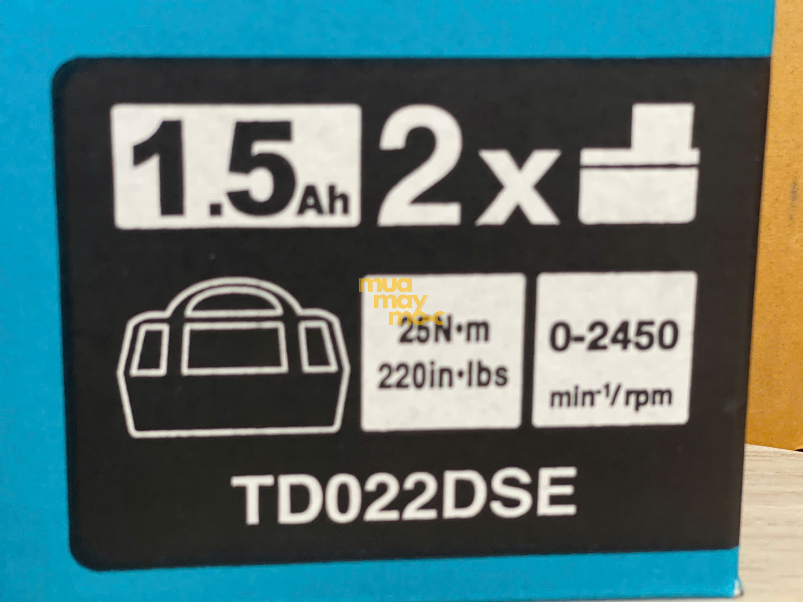 Hiệu suất pin máy vặn vít Makita TD022DSE