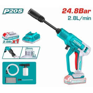 Máy xịt rửa dùng pin 20V Total TPWLI20362 (1 Pin 2.0Ah, 1 Sạc)