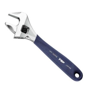 Mỏ lết thường miệng rộng tay cầm xanh TOP Japan HM-43MGNB