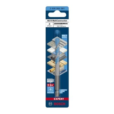 Mũi khoan đa năng Hex-9 (8x60x100) Bosch 2608900581