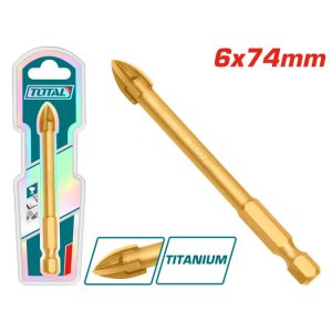 Mũi khoan gạch và kính Total TACG210612 6x74mm