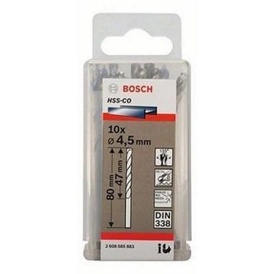 Mũi khoan INOX HSS-Co Bosch 2608585883 4.5mm