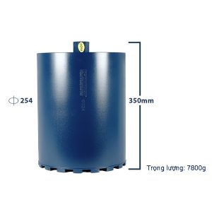 Mũi khoan rút lõi bê tông phi 254mm Dongcheng MK254