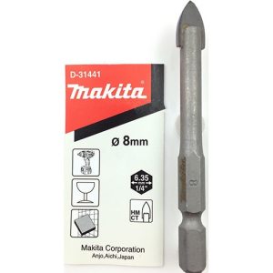 Mũi khoan thủy tinh chuôi lục giác 8x70mm Makita D-31441