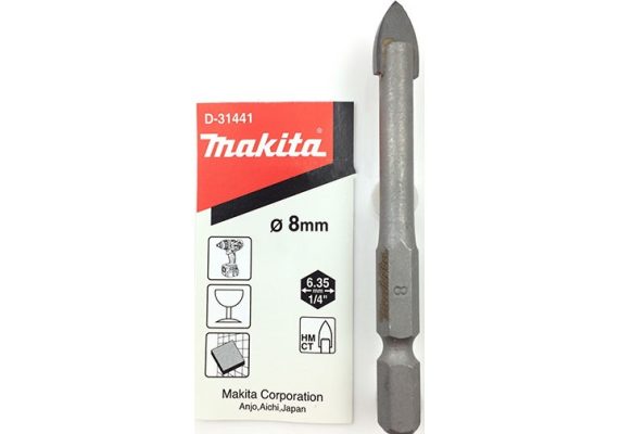 Mũi khoan thủy tinh chuôi lục giác 8x70mm Makita D-31441