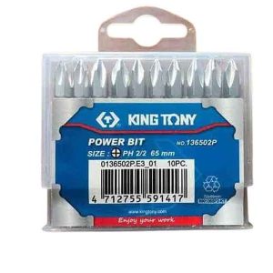 Mũi siết Kingtony 136502P 2 x 65mm (1 vĩ 10c)