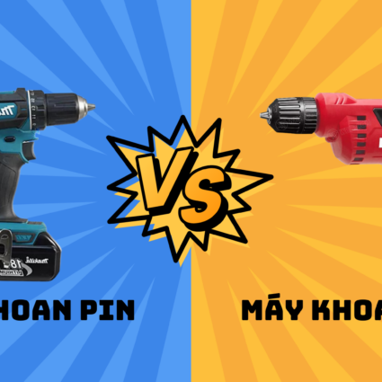 Nên mua máy khoan pin hay máy khoan điện