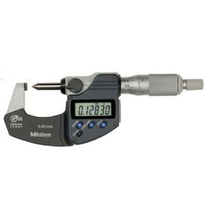 Panme đo ngoài điện tử đầu nhọn IP65 Mitutoyo 342-271-30 (0-20mm/ 0.001mm)