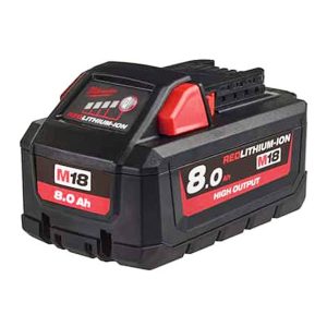 Pin Li-Ion RedLithium 18v 8.0ah Milwaukee M18HB8