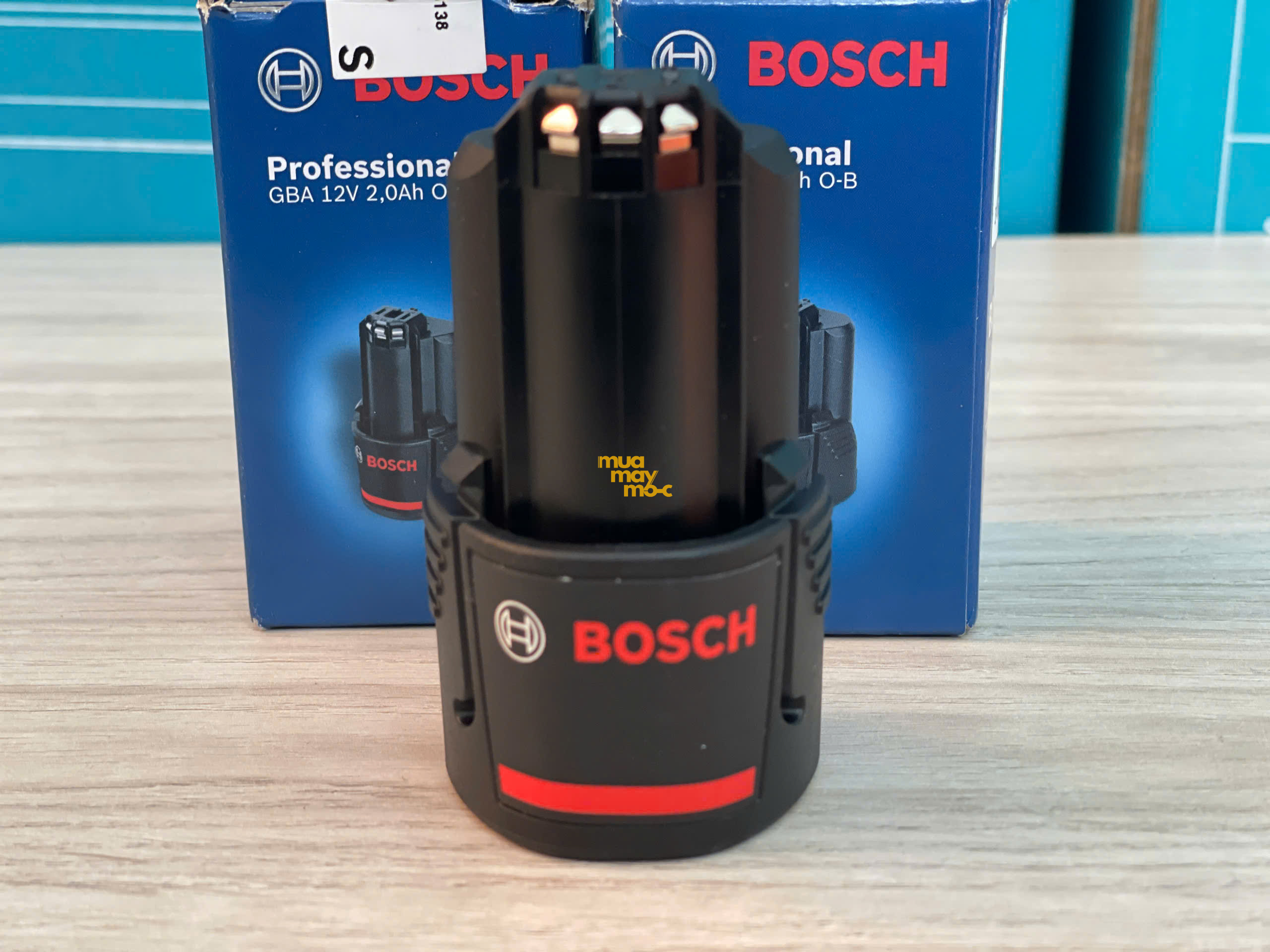 Quả pin Lithium-Ion 12V 2.0Ah Bosch 1600A00F6X chính hãng tại An Khang