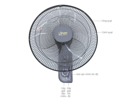 Quạt Treo Tường LIFAN T-162H(N)