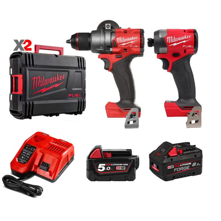 RED Special Combo 3 – Máy khoan vặn vít M18 FDD3 & Máy vặn vít M18 FID3 Milwaukee 18V Thế Hệ Mới