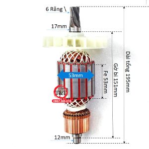 Roto máy đục bê tông Total TH215456-SP-53-T