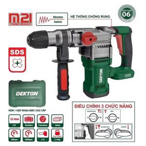 Thân máy Khoan đục 3 chức năng Dekton M21-RH2603AVT( Chưa Pin & Sạc)