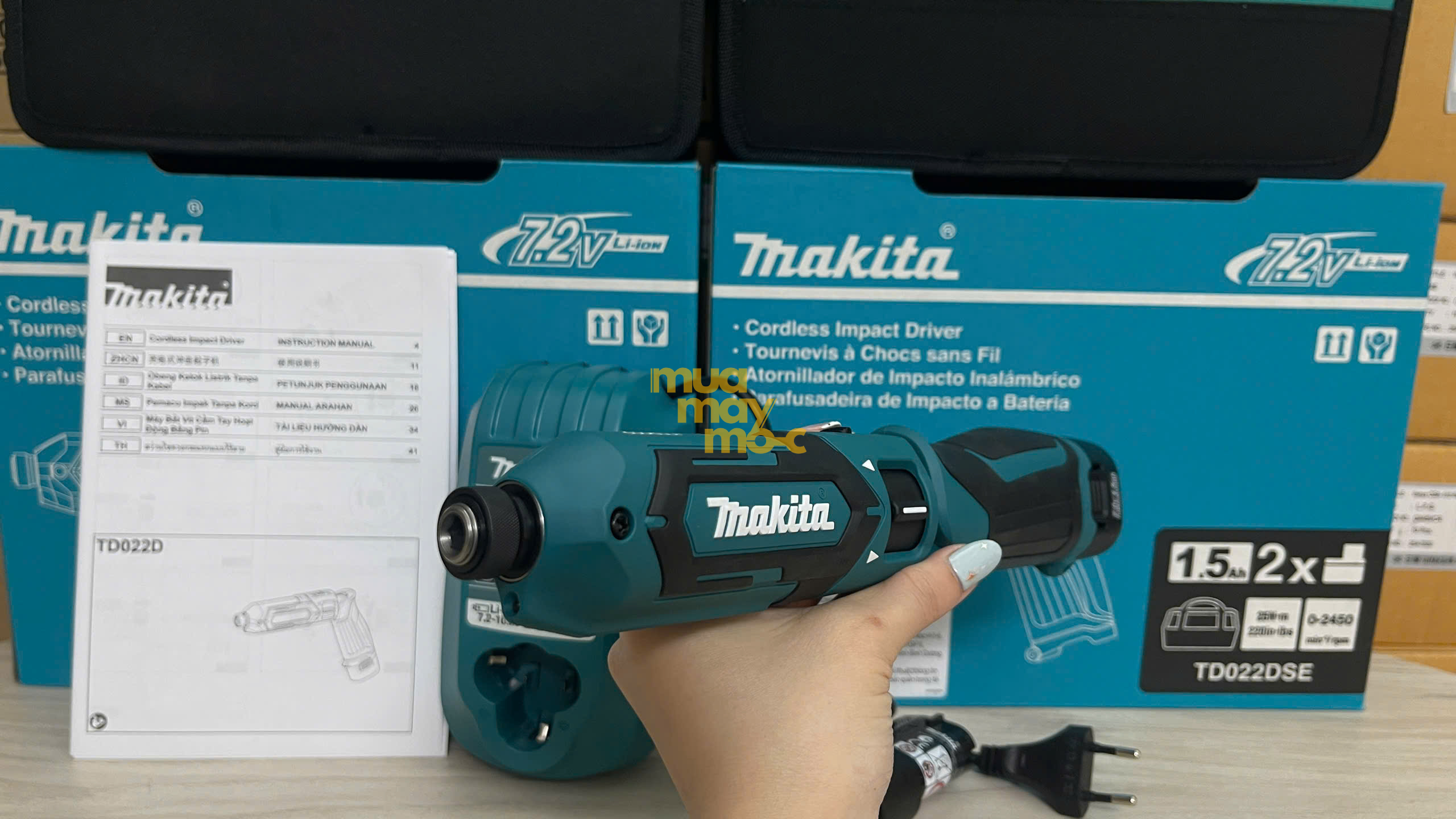 Thiết kế thông minh của máy vặn vít Makita TD022DSE