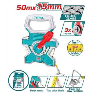 Thước dây sợi thủy tinh 50mx15mm Total TMTF18506