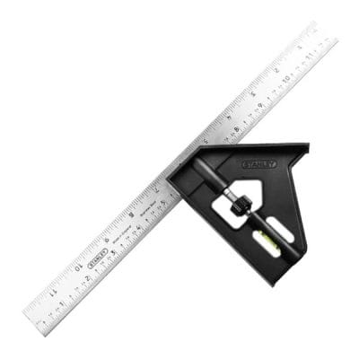 Thước vuông kết hợp cán cầm nhựa Stanley 46-012 12”