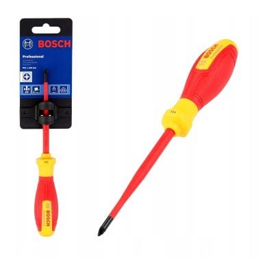 Tua vít cách điện VDE đầu hoa thị PZ1 Bosch 1600A02ND1