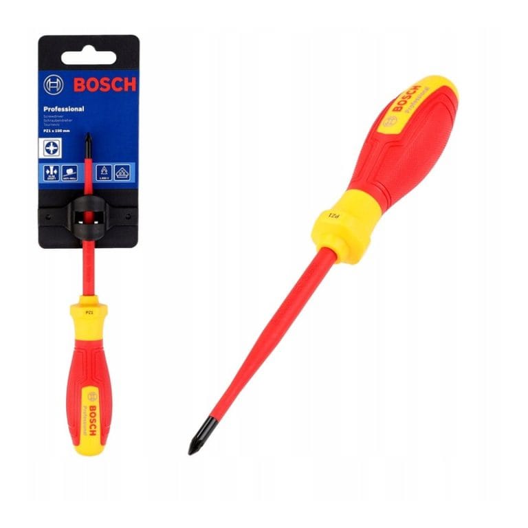 Tua vít cách điện VDE đầu hoa thị PZ1 Bosch 1600A02ND1