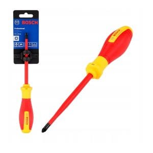 Tua vít cách điện VDE đầu hoa thị PZ2 Bosch 1600A02ND2