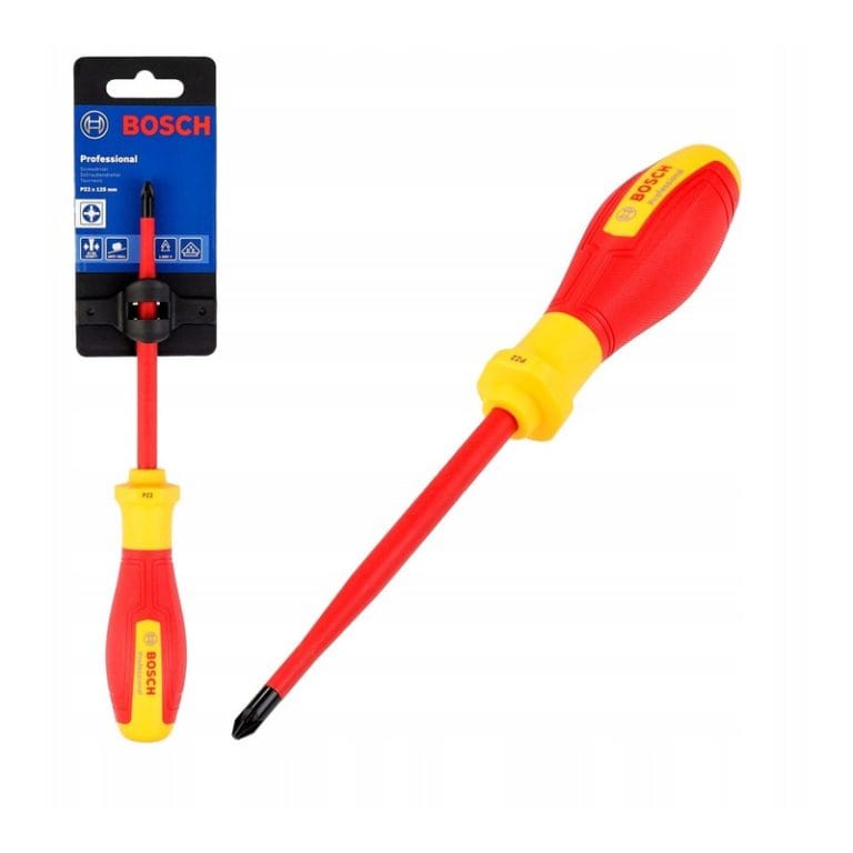 Tua vít cách điện VDE đầu hoa thị PZ2 Bosch 1600A02ND2