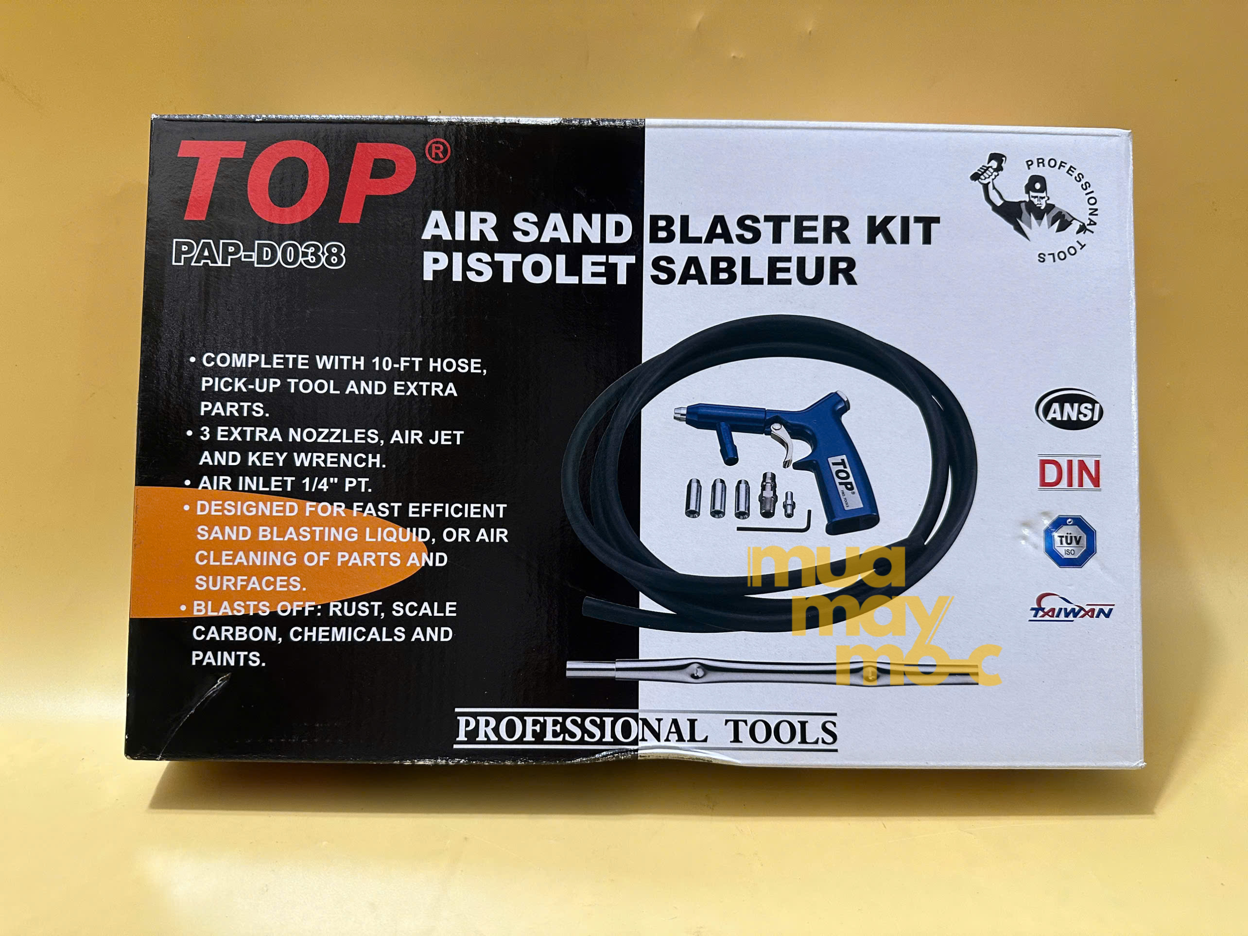 Bộ súng phun cát Top PAP-D038