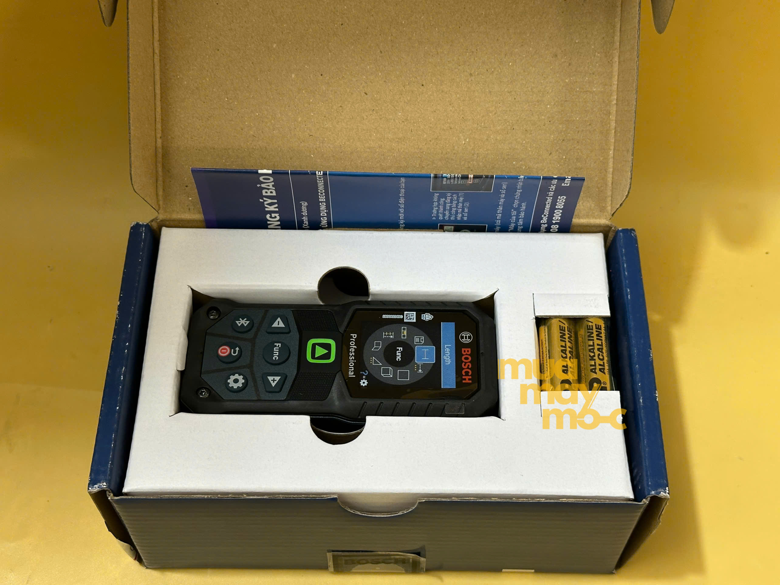 Máy đo khoảng cách Laser tia Xanh Bosch GLM 50-27 CG