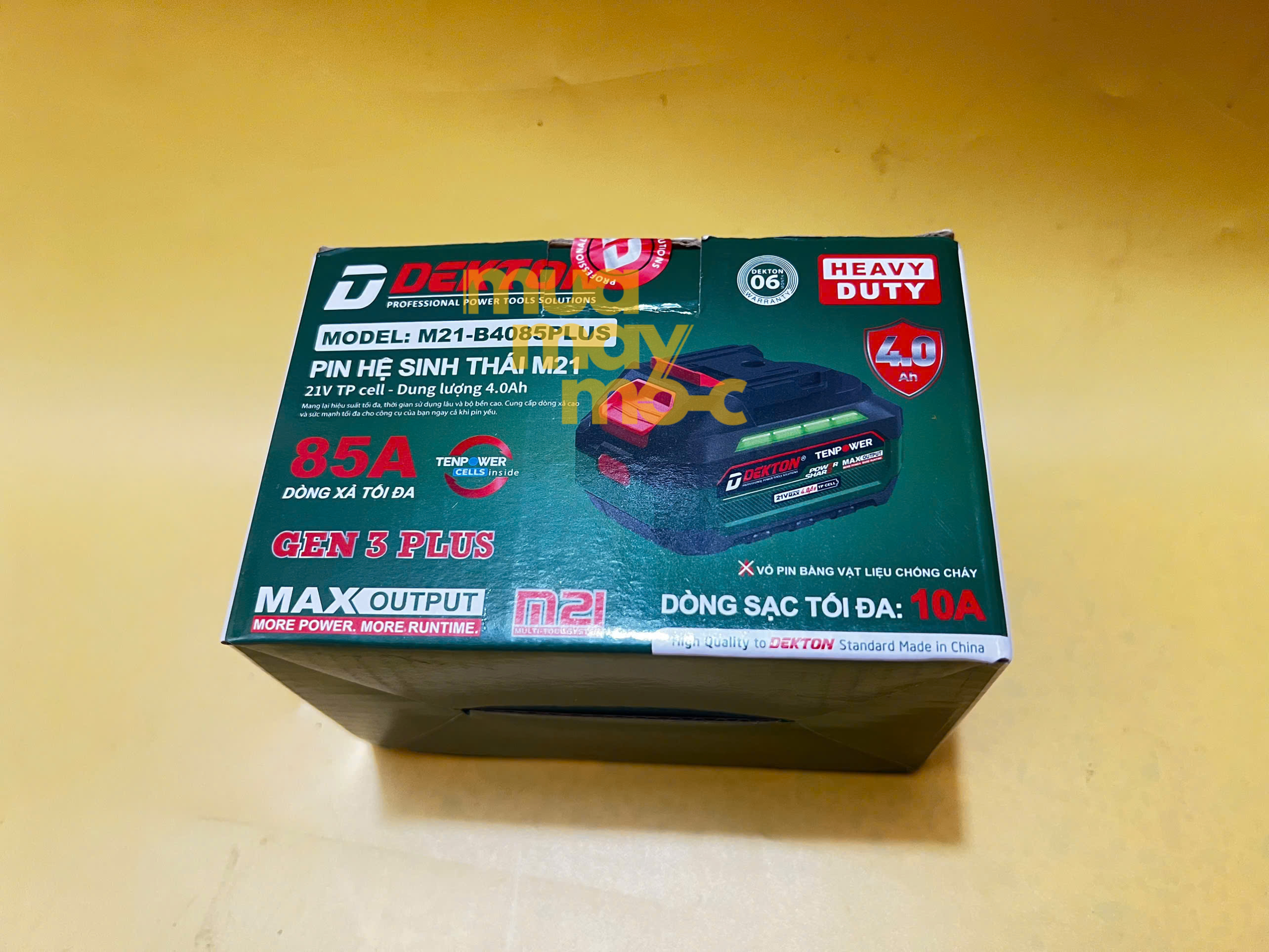 Pin phổ thông 21V 4.0Ah Dekton M21-B4085PLUS