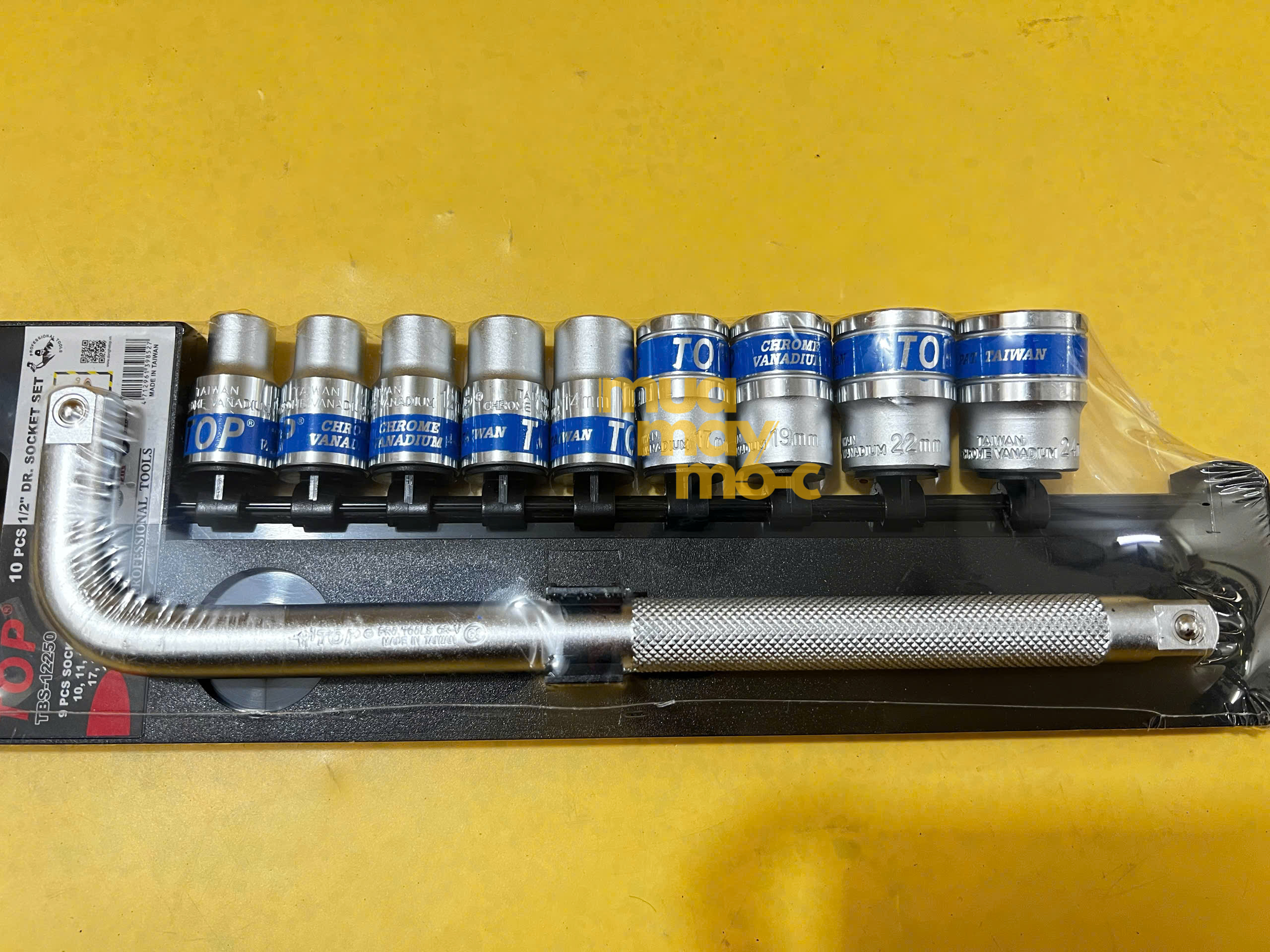 1/2″ Bộ tuýp 10 món cần cong L TOP TBS-12250