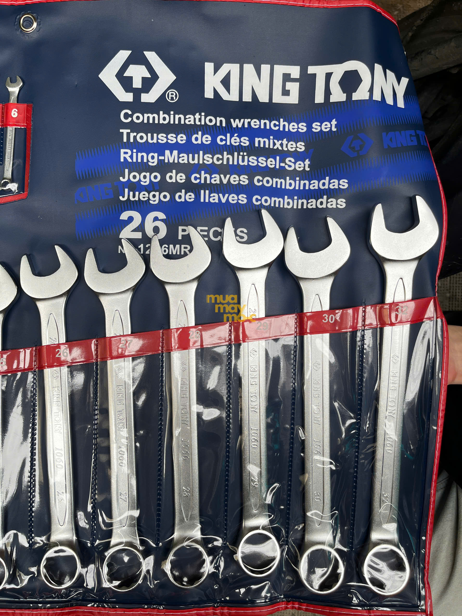 Túi bạt cao cấp của bộ vòng miệng Kingtony 1226MR